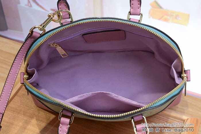 COACH蔻馳 專櫃同步 火烈鳥貝殼包 頂級品質 進口原單手掌紋牛皮 手提肩背包  Chz1398